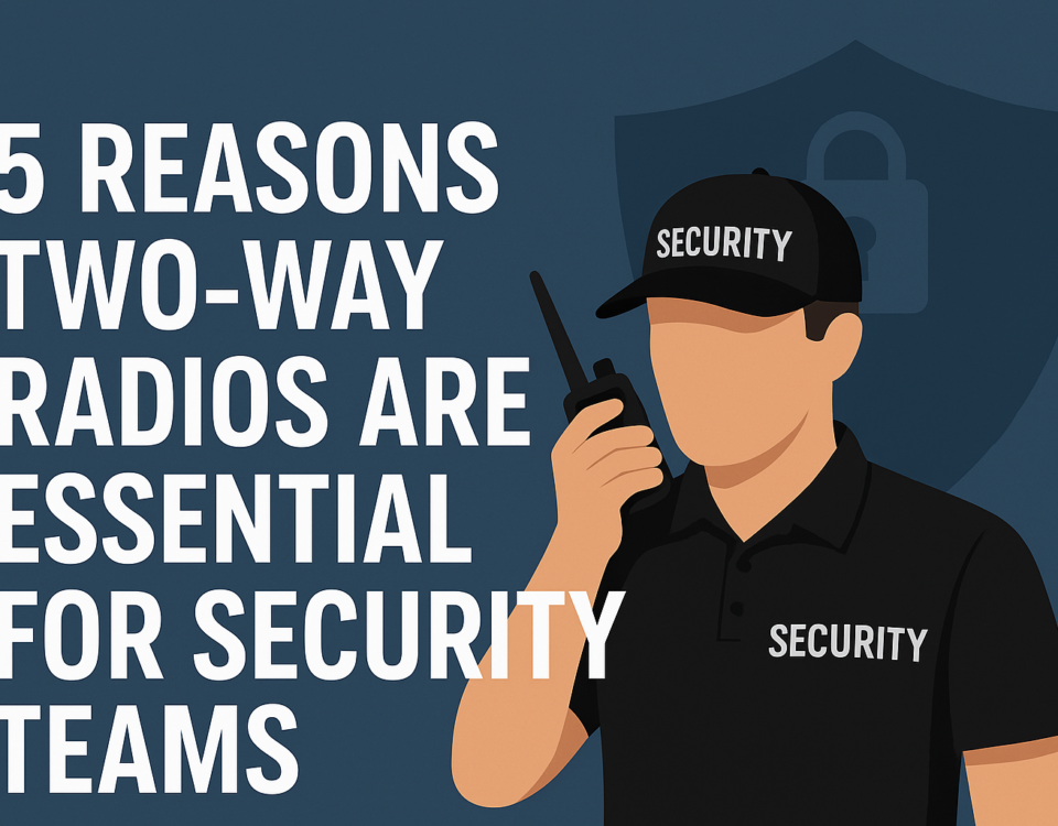 5 Reasons Two-Way Radios Are Essential for Security Teams