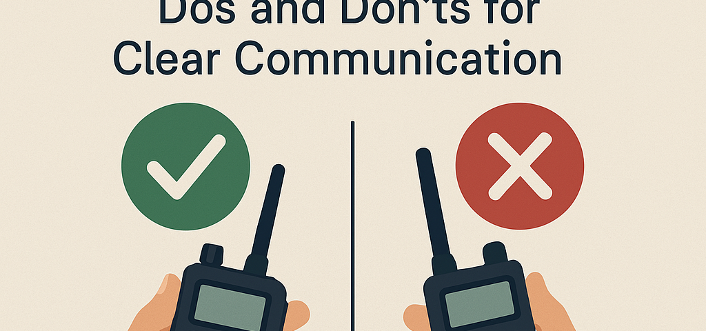 Two-Way Radio Etiquette Dos and Don’ts for Clear Communication