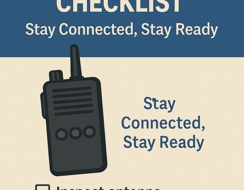 Two-Way Radio Maintenance Checklist Stay Connected, Stay Ready